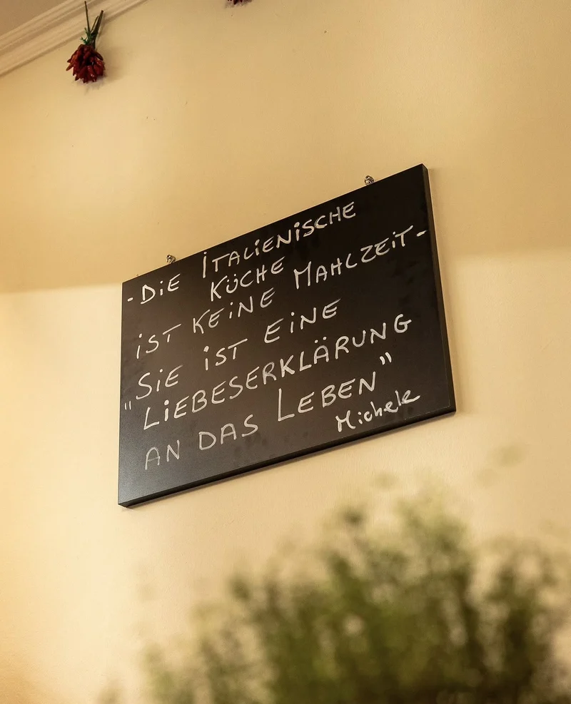 Micheles Kreidetafel: Die italienische Küche ist keine Mahlzeit, sie ist eine Liebeserklärung an das Leben